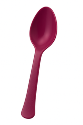 Heavyweight Berry Plastic Spoon